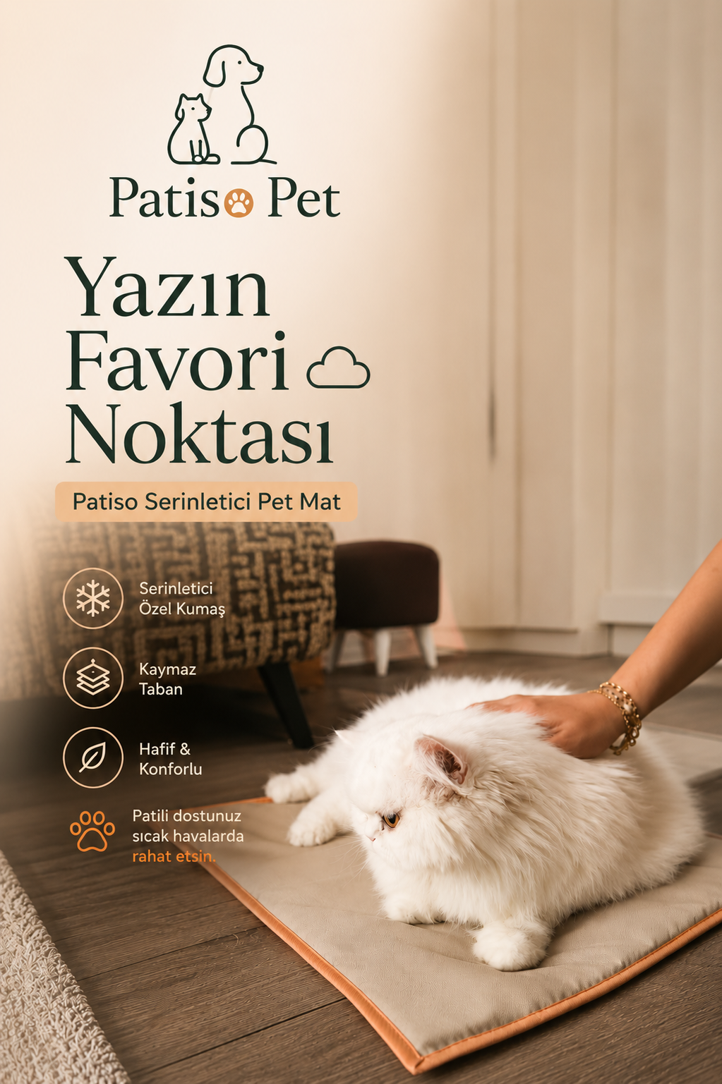 PATİSO™ Serinletici Pet Matı